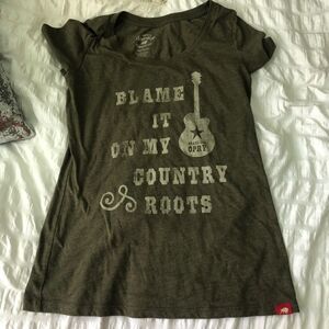 Blame it on my country roots T shirt